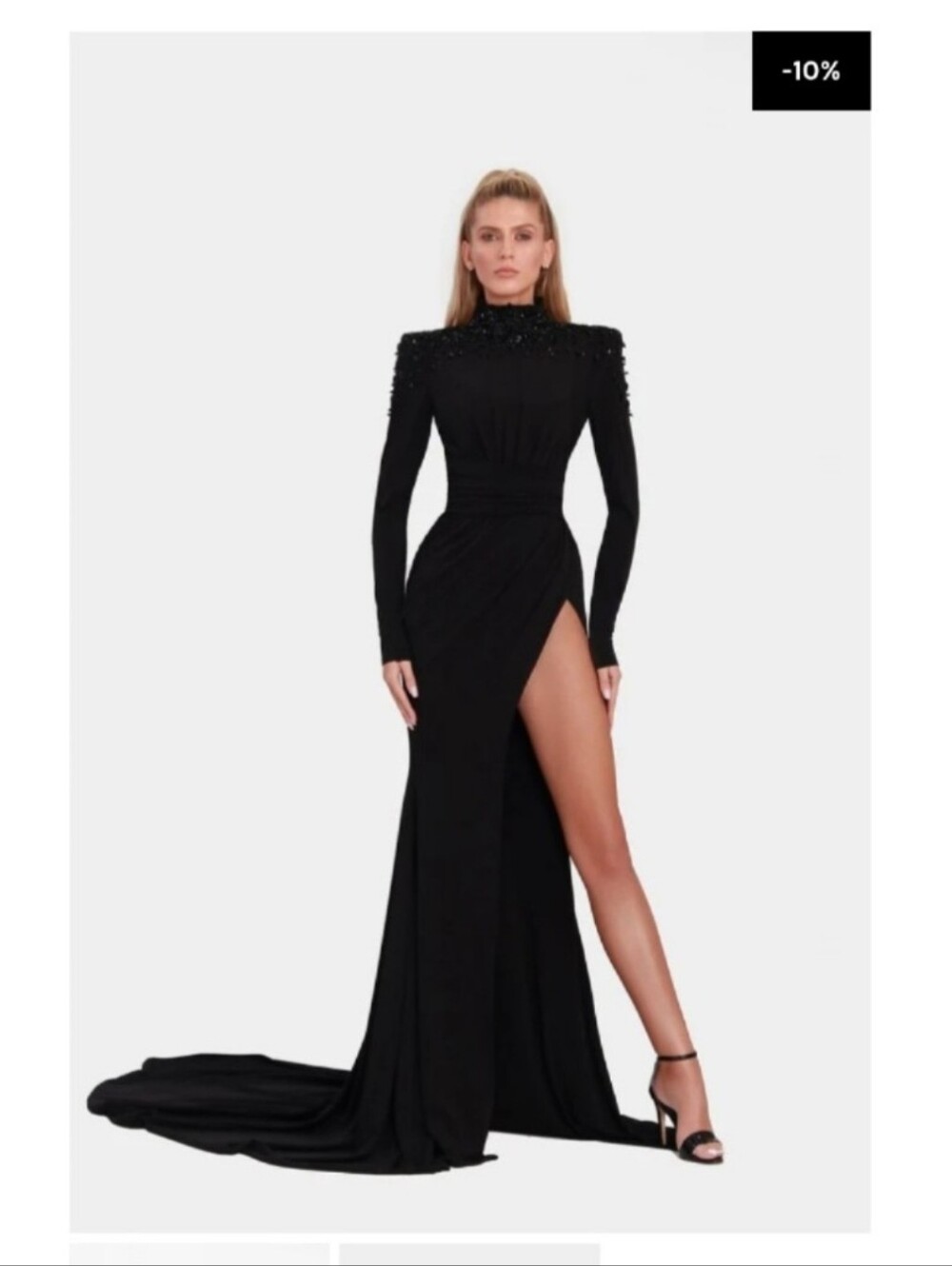 SOLD OUT - Albina Dyla Gown in Black